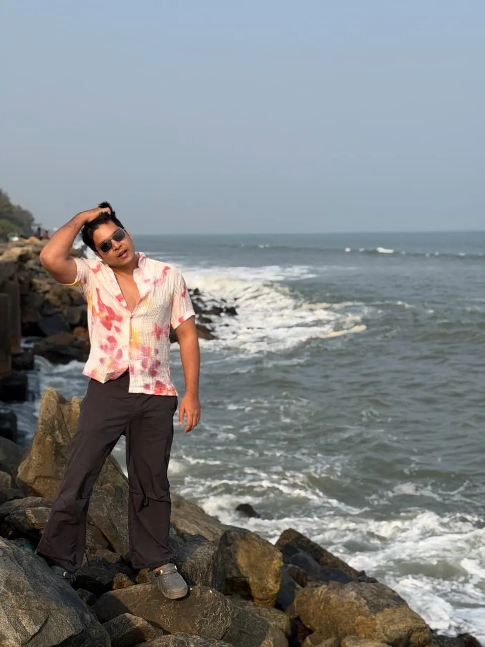 THEBROTHERHOOD.IN fashion portrait by the ocean